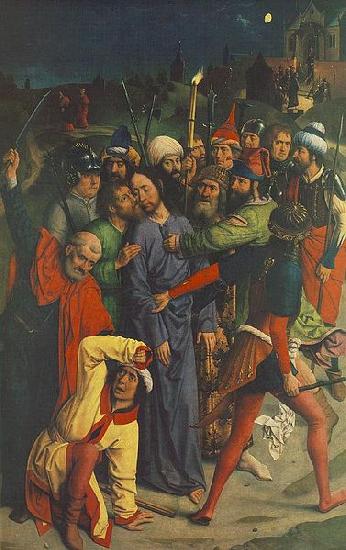 Dieric Bouts The Capture of Christ oil painting image